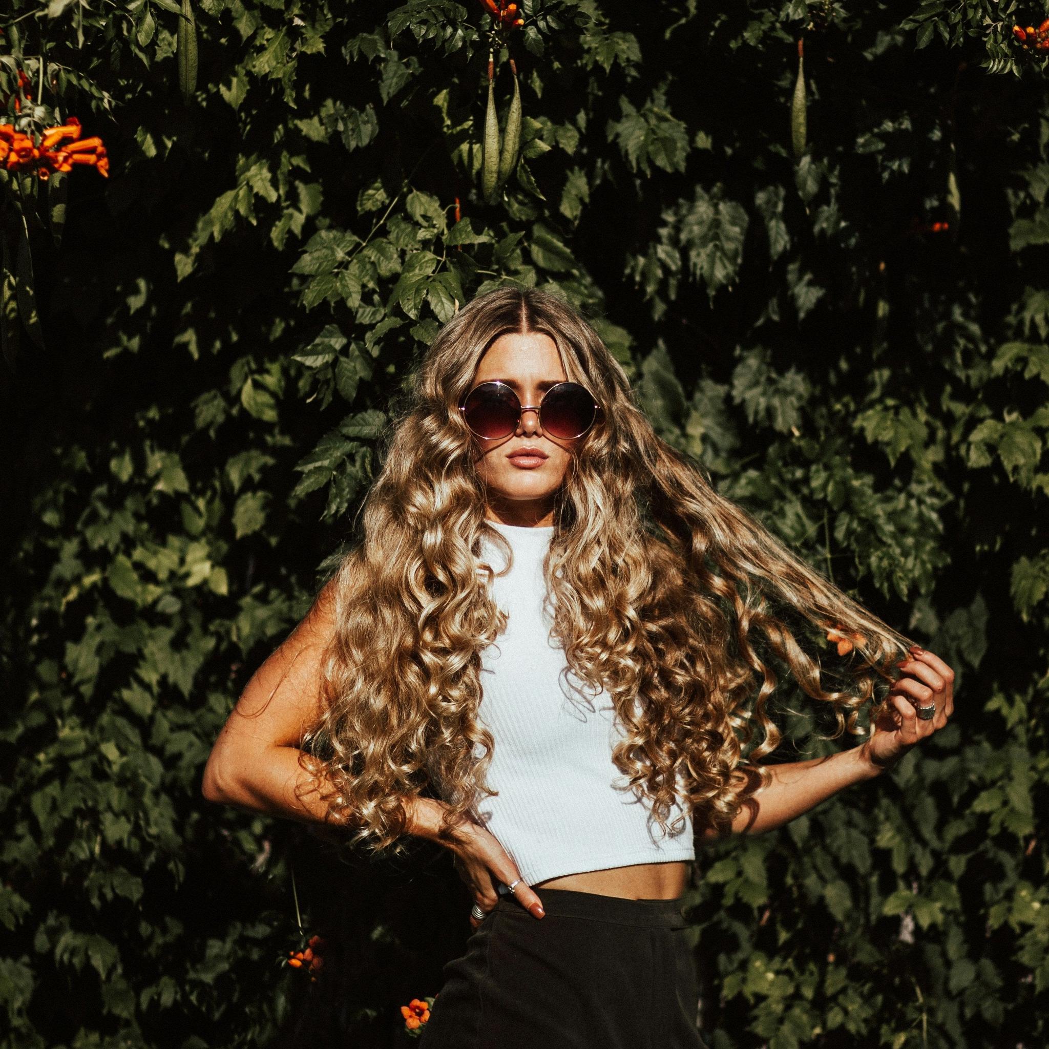 Heatless Roller Set in Purple | 4-Piece Hair Curler Set